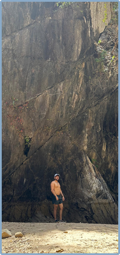 Emiliano hiking in Puerto Vallarta