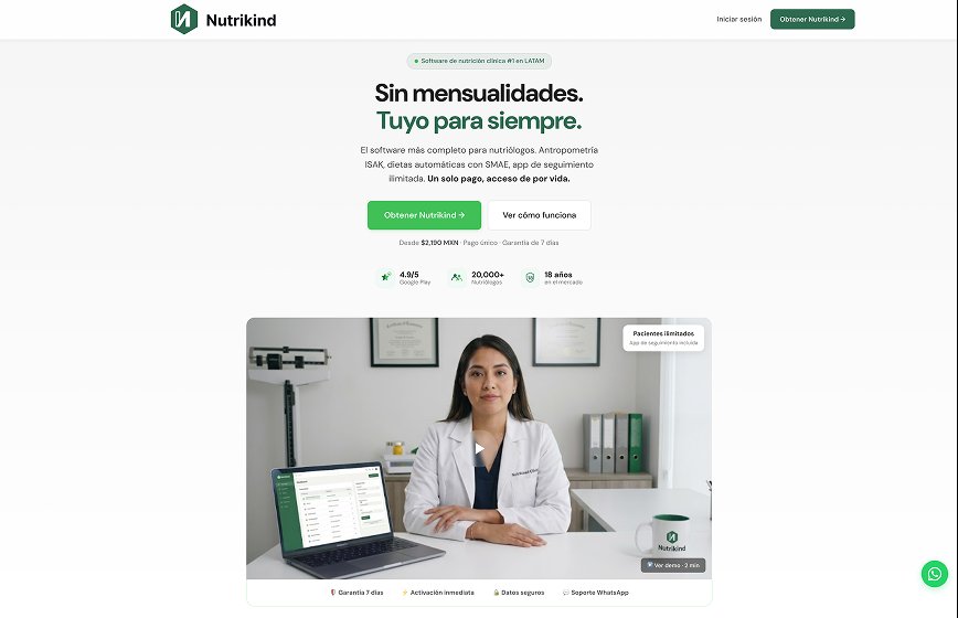 Redesigned landing page — clear value prop, strong CTA
