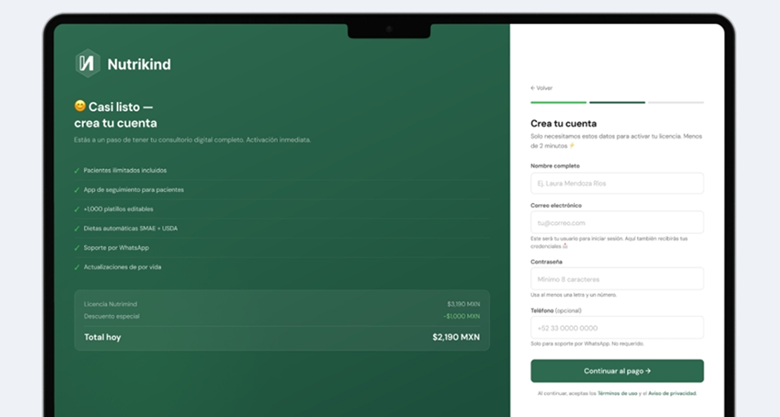 Simplified pricing — three checkout variants tested