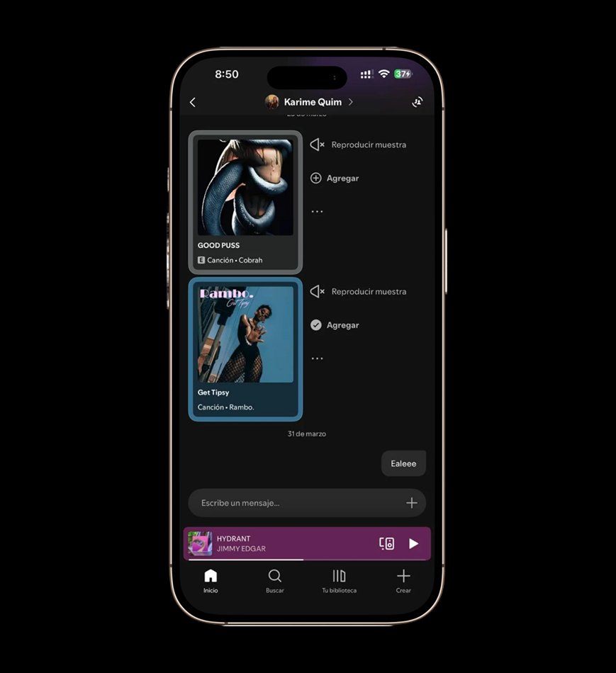 Spotify Messages — official launch, Aug 26 2025